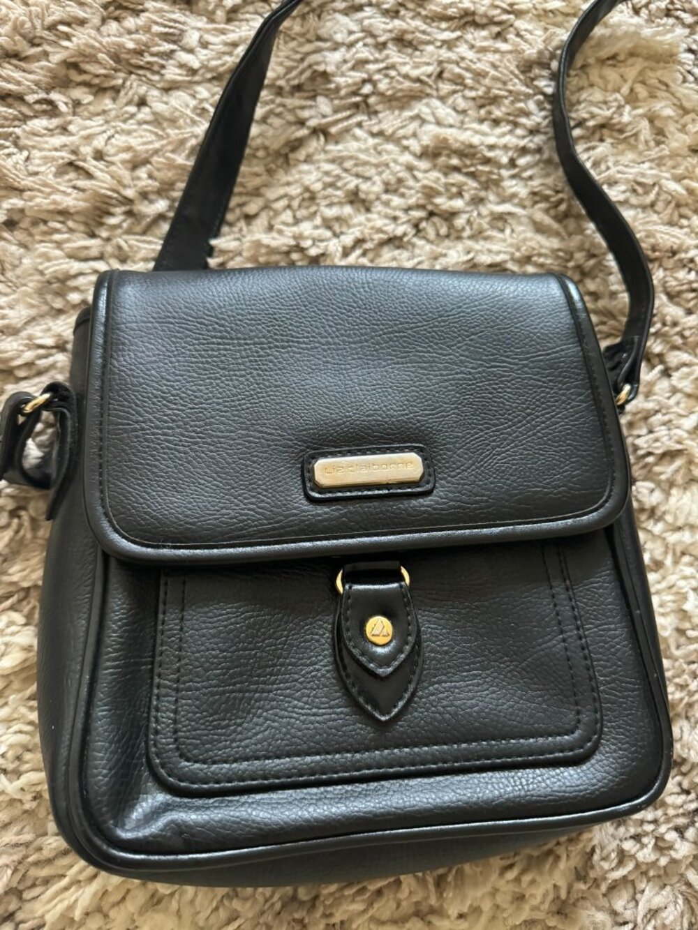 Liz Claiborne Cross Body Black Bag
